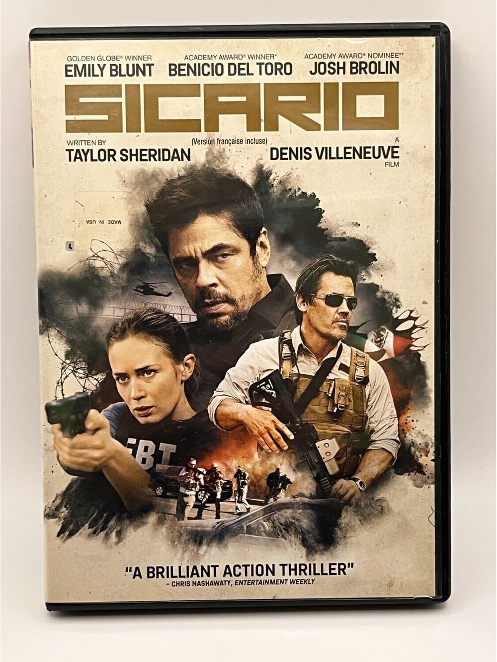 Sicario DVD Emily Blunt Action & Denis Villeneuve